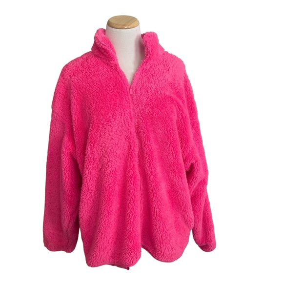 PINK Victoria’s Secret Sherpa Jacket - Picture 1 of 8